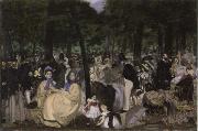 Edouard Manet Music in the Tuileries Gardens oil painting